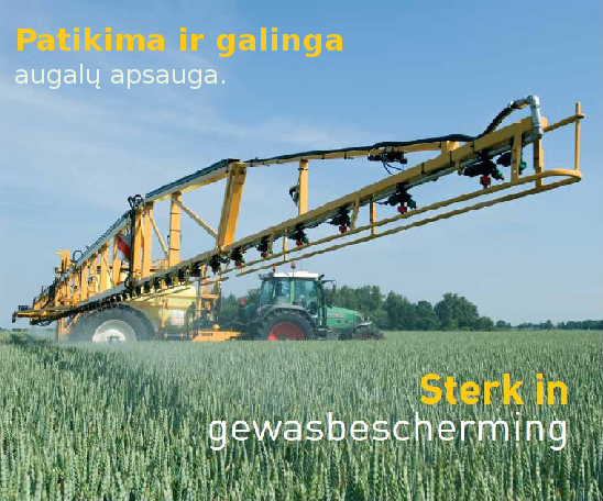 Dubex augalų priežiūros purkštuvai.